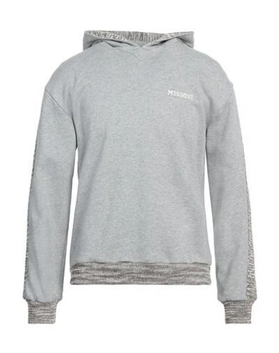Shop M Missoni Man Sweatshirt Grey Size L Cotton