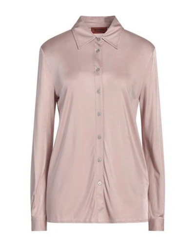Shop Missoni Woman Shirt Pastel Pink Size 10 Viscose