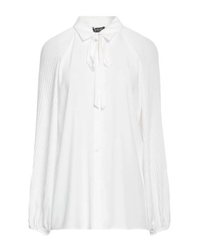 Shop Liu •jo Woman Shirt White Size 12 Polyester
