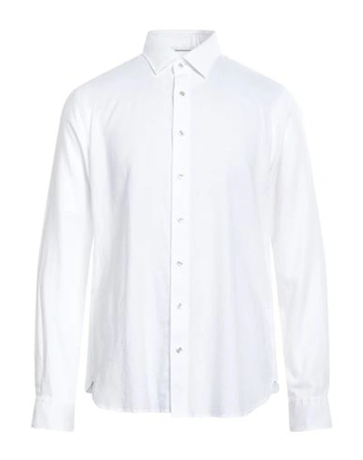 Michael Kors Mens Man Shirt White Size 16 Nylon, Elastane In White