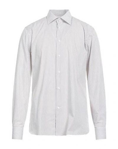 Shop Borriello Napoli Man Shirt White Size 16 ½ Cotton