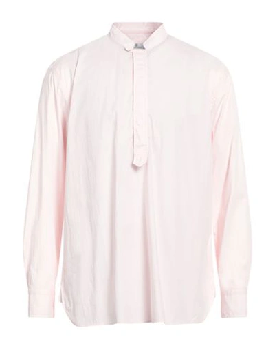 Shop Tagliatore Man Shirt Light Pink Size 16 ½ Cotton