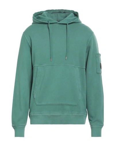 C.p. Company C. P. Company Man Sweatshirt Sage Green Size Xl Cotton In Sage Green