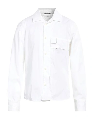 C.p. Company C. P. Company Man Shirt White Size Xxl Cotton In White
