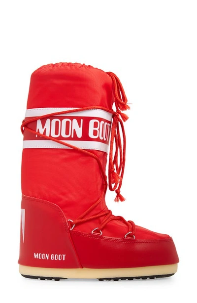 Shop Moon Boot Tecnica® 'original' ® In Red