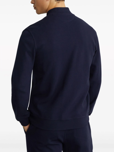 Shop Brunello Cucinelli Zip-up Cotton Sweatshirt