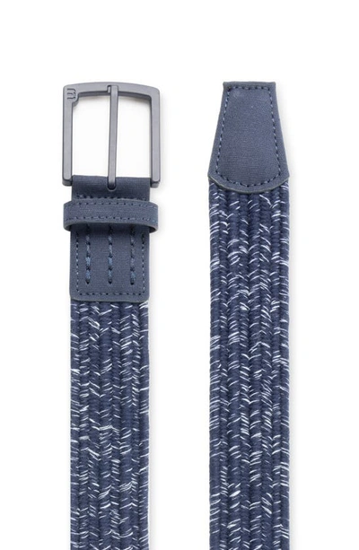 Shop Travis Mathew Ice Pop 2.0 Belt In Total Eclipse/ Dream Blue