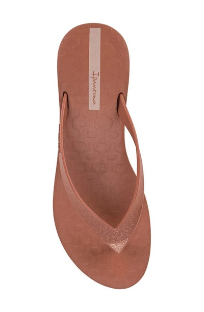 Shop Ipanema Selfie Wedge Flip Flop In Dark Pink