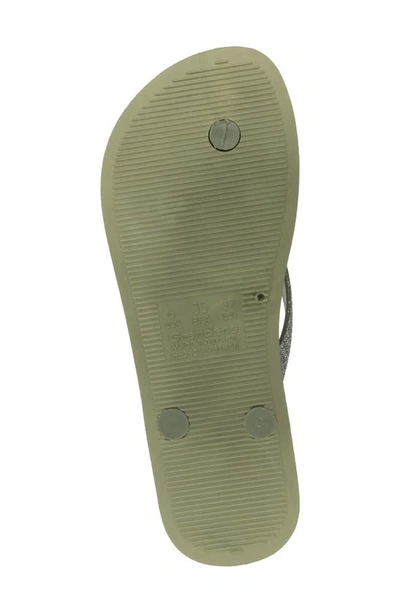 Ipanema Women's Ana Sparkle Flip-flop Sandals In Green