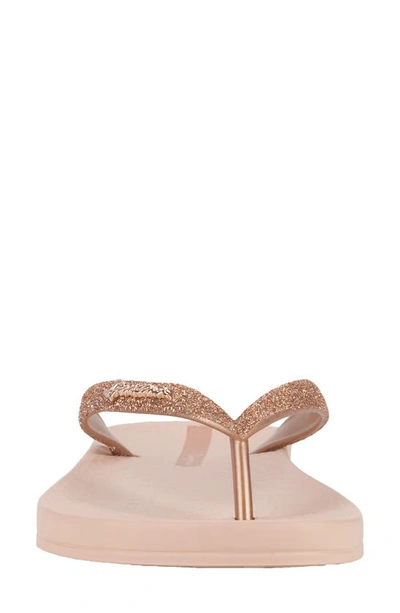 Shop Ipanema Ana Sparkle Flip Flop In Light Pink