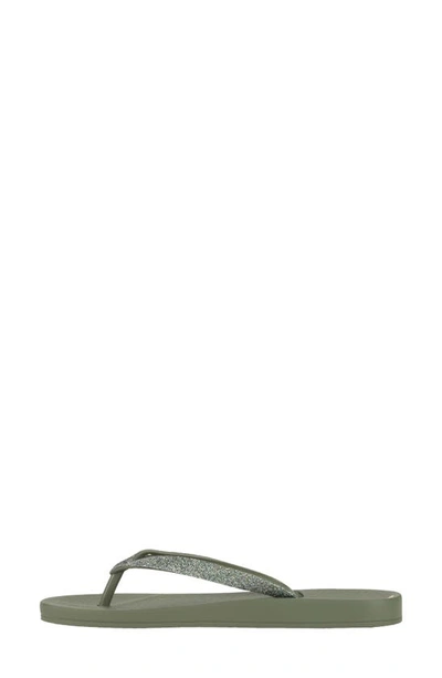 Ipanema Women's Ana Sparkle Flip-flop Sandals In Green