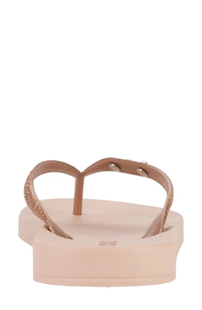 Shop Ipanema Ana Sparkle Flip Flop In Light Pink