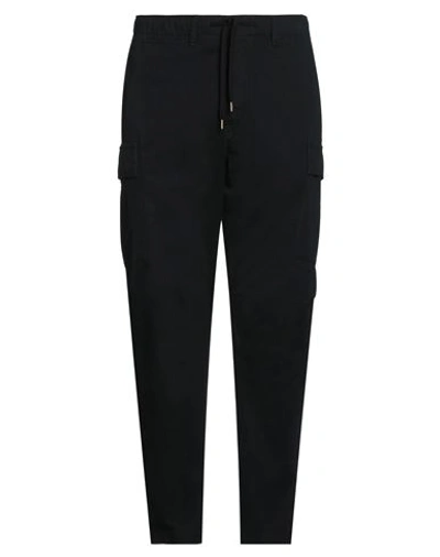 Shop Polo Ralph Lauren Stretch Slim Fit Twill Cargo Pant Man Pants Black Size 33w-32l Cotton, Elastane