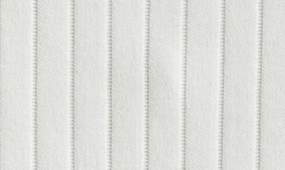 Shop Brunello Cucinelli Logo Patch Cotton Blend Rib T-shirt In Cvl41 Off White/ Perla/ Bianco