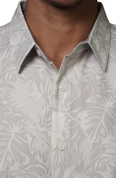 Shop Fundamental Coast Eco Jungle Short Sleeve Button-up Shirt In Birch