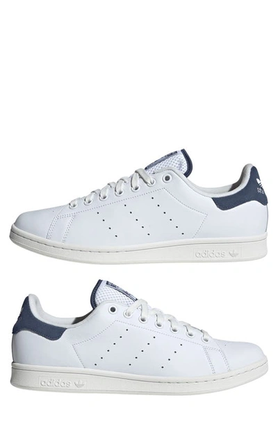 Shop Adidas Originals Stan Smith Low Top Sneaker In White/ White/ Preloved Ink