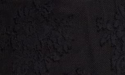 Dolce & Gabbana Lace Midi Dress With Double Scalloped Detailing In Nero