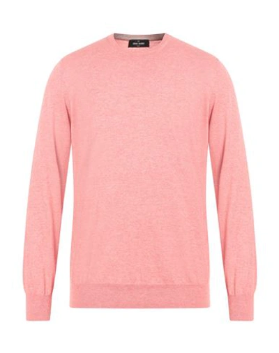 Shop Gran Sasso Man Sweater Pink Size 48 Cotton, Cashmere