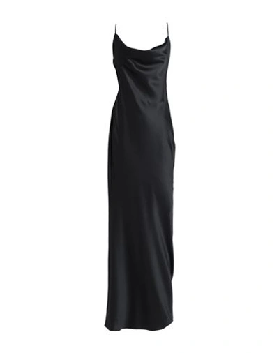 Shop Actualee Woman Maxi Dress Black Size 6 Polyester
