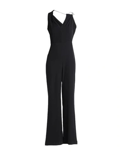 Shop Relish Woman Jumpsuit Black Size 8 Polyester, Elastane