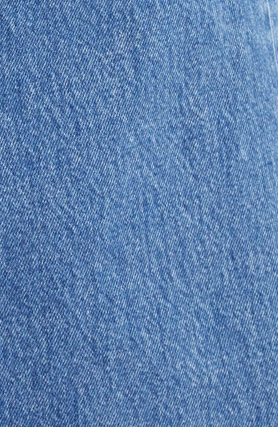 Totême Wide Leg Organic Cotton Jeans In Vibrant Blue