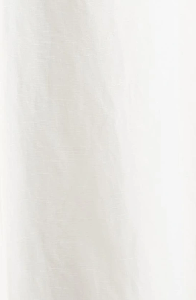 Shop Totême Fluid V-neck A-line Maxi Dress In Off White