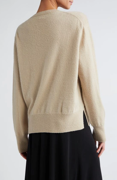 Shop Totême Toteme Cashmere Crewneck Sweater In Fawn