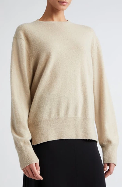 Shop Totême Toteme Cashmere Crewneck Sweater In Fawn