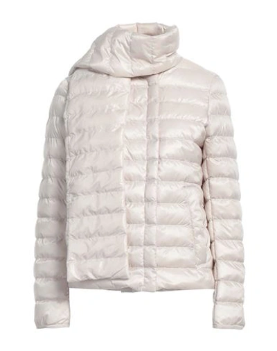 Shop Weekend Max Mara Woman Down Jacket Beige Size 4 Polyester