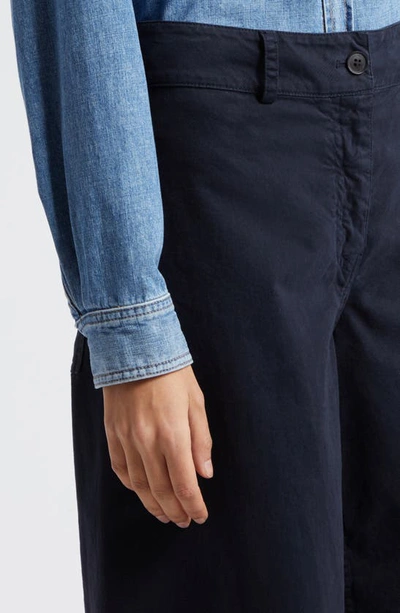 Nili Lotan Megan Wide Leg Pants In Midnight