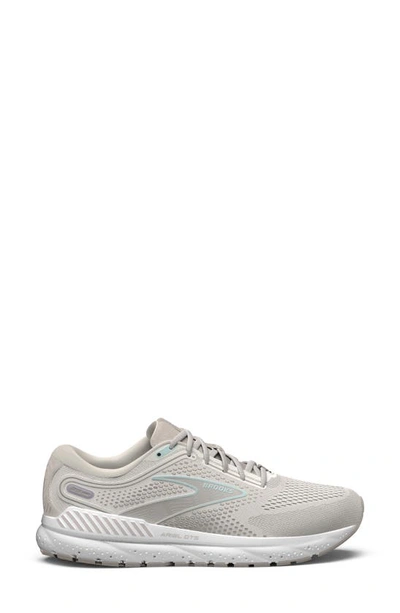 Shop Brooks Ariel Gts 23 Running Shoe In Chateau Grey/ White Sand
