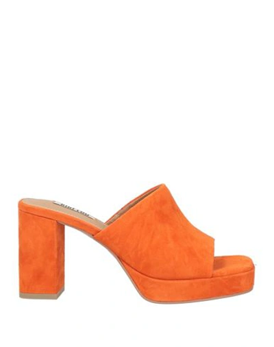 Shop Bibi Lou Woman Sandals Orange Size 8 Leather