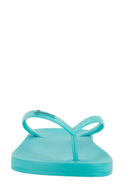 Shop Ipanema Ana Colors Flip Flop In Aqua