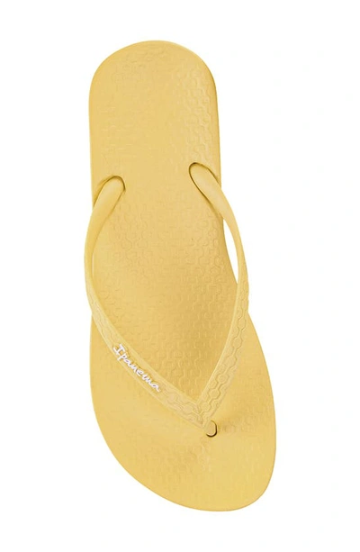 Shop Ipanema Ana Colors Flip Flop In Light Yellow
