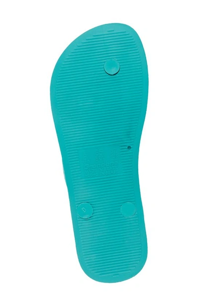 Shop Ipanema Ana Colors Flip Flop In Aqua