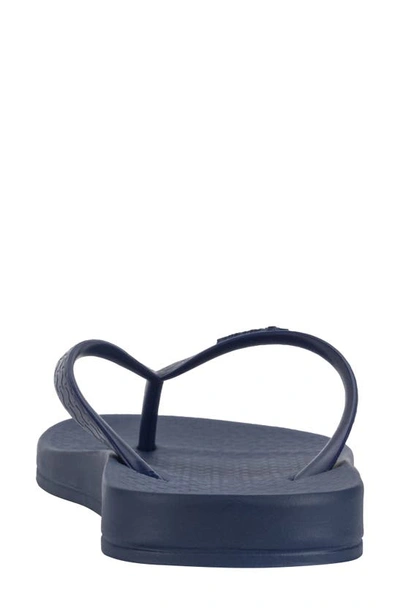 Shop Ipanema Ana Colors Flip Flop In Deep Blue