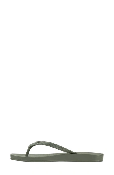 Shop Ipanema Ana Colors Flip Flop In Army Green