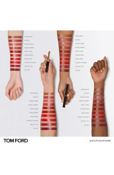 Shop Tom Ford Slim Lip Color In 100 100