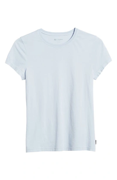 Shop Ag Ena Crewneck T-shirt In Blue Whisper