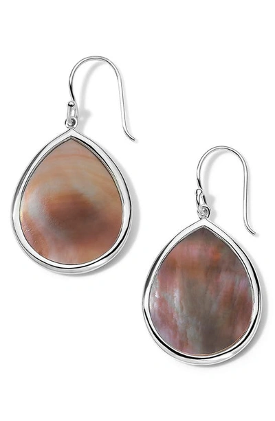 Shop Ippolita Rock Candy Teardrop Earrings In Silver