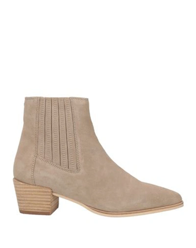 Shop Rag & Bone Woman Ankle Boots Grey Size 7.5 Soft Leather
