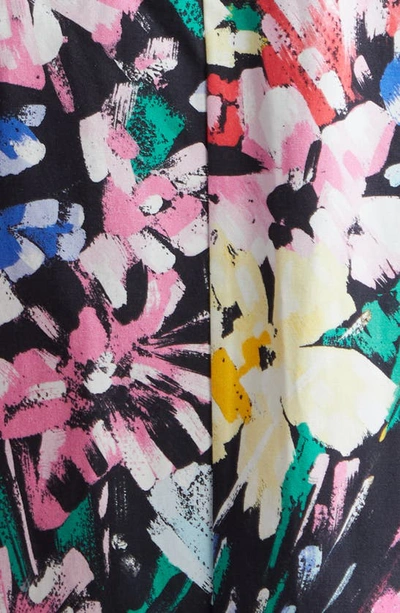 Shop 3.1 Phillip Lim / フィリップ リム Flowerworks Godet Cotton Skirt In Black Multi