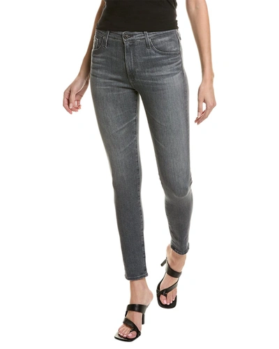 Shop Ag Jeans Farrah Metro High-rise Skinny Ankle Jean In Grey