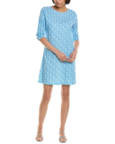 Shop Hiho 3/4-sleeve Dress In Blue