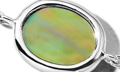 Ippolita Polished Rock Candy Mini Oval Slice Station Bracelet In Silver