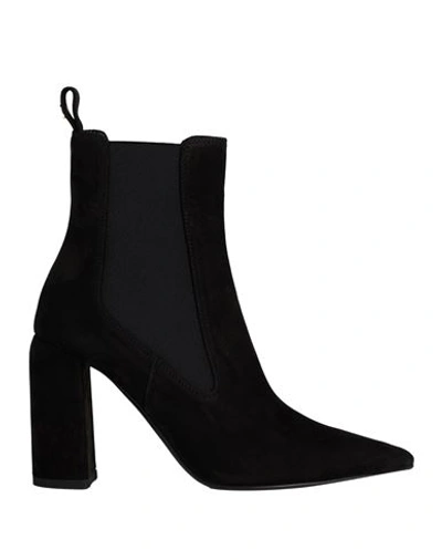 Shop Fabi Woman Ankle Boots Black Size 6 Leather