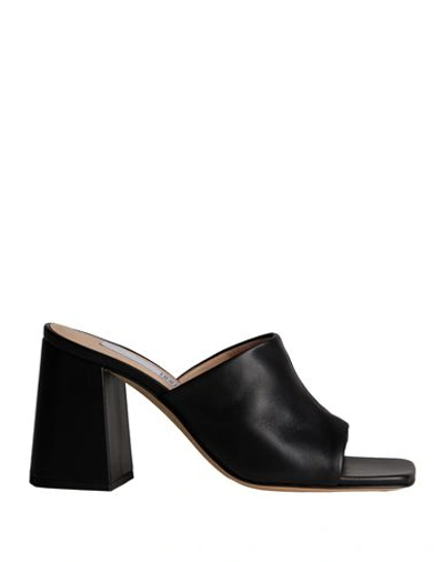 Shop Douuod Woman Sandals Black Size 7 Leather