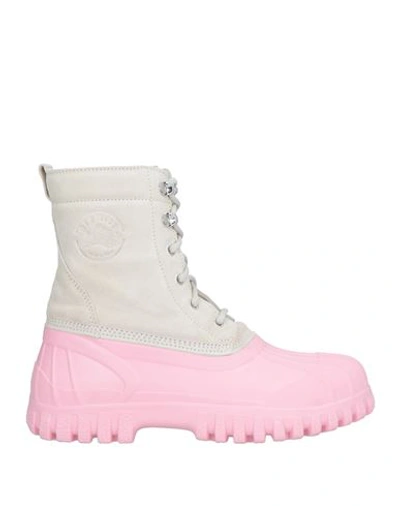 Shop Diemme Woman Ankle Boots Pink Size 8 Leather, Rubber