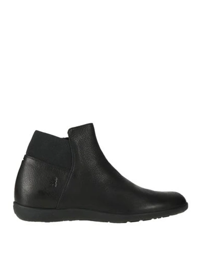 Shop Benvado Woman Ankle Boots Black Size 6.5 Leather