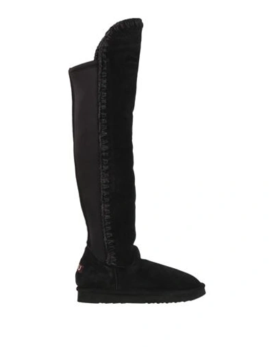 Shop Mou Woman Boot Black Size 7 Leather